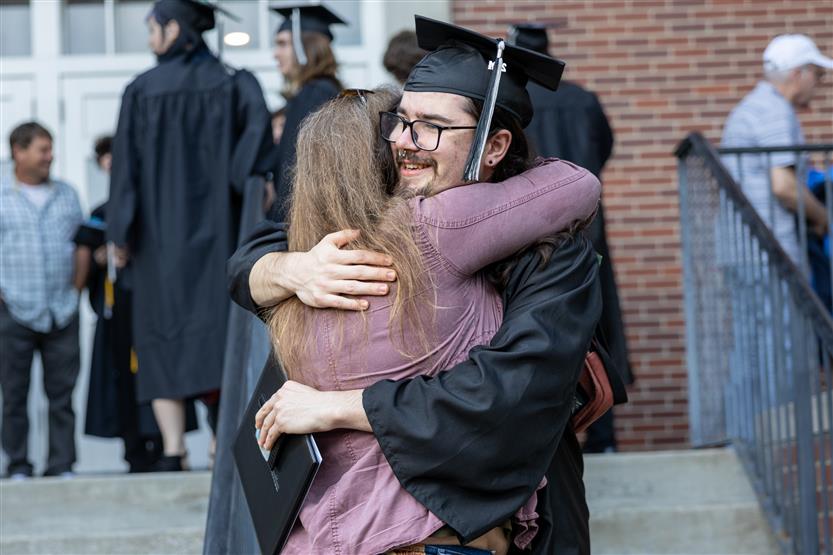 Students celebrate graduating